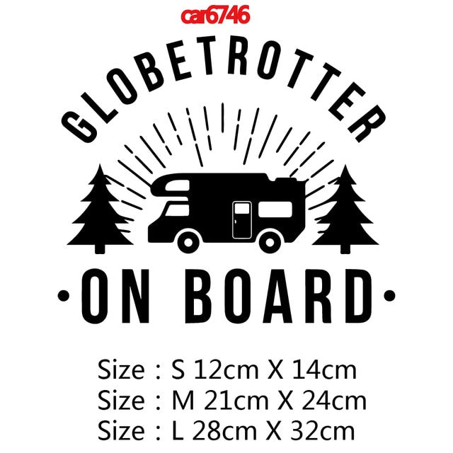 Creative Camping Car Sticker For Car Window Vinyl Decals Car Styling Self Adhesive Emblem Car Decoration Stickers