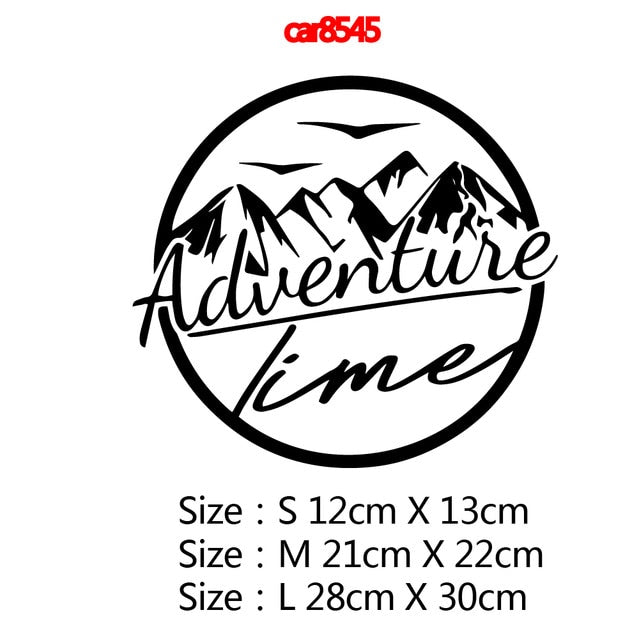 Fashion Mountains ADVENTURE Car Stickers And Decals Vinyl Car-Styling Art For Car Decal Windshield Waterproof Atuo Accessories