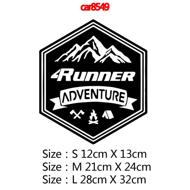 Fashion Mountains ADVENTURE Car Stickers And Decals Vinyl Car-Styling Art For Car Decal Windshield Waterproof Atuo Accessories