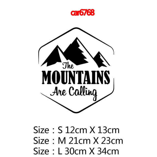Free shipping Mountain car Stickers Ussr Waterproof Self-Adhesive Removable Car Stickers Scratch Cover Decal Auto Decoration