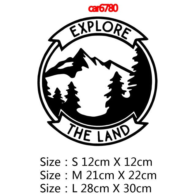 Free shipping Mountain car Stickers Ussr Waterproof Self-Adhesive Removable Car Stickers Scratch Cover Decal Auto Decoration