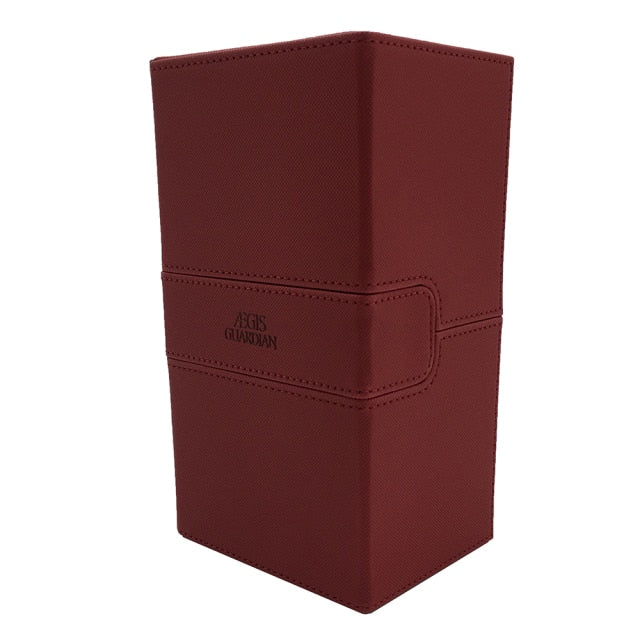Large Size Mtg Pokenmon Yugioh Deck Box Card Case Deck Case Board Game Cards Box: Black, Green, Red, Blue, Purple Color 200+