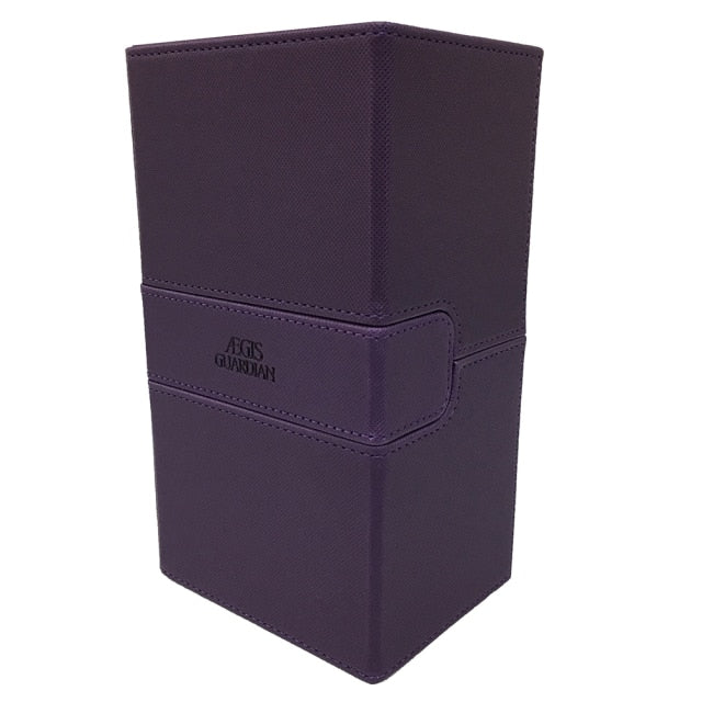 Large Size Mtg Pokenmon Yugioh Deck Box Card Case Deck Case Board Game Cards Box: Black, Green, Red, Blue, Purple Color 200+