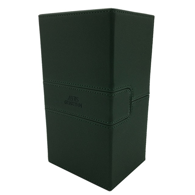 Large Size Mtg Pokenmon Yugioh Deck Box Card Case Deck Case Board Game Cards Box: Black, Green, Red, Blue, Purple Color 200+
